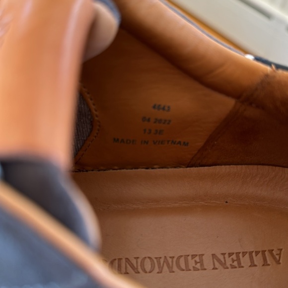 Allen Edmonds Port Washington 1922 Men's Suade Casual Shoes - Picture 8 of 9